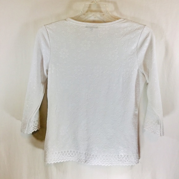 Chances R White Small With Cut Work Detailing - Picture 4 of 6